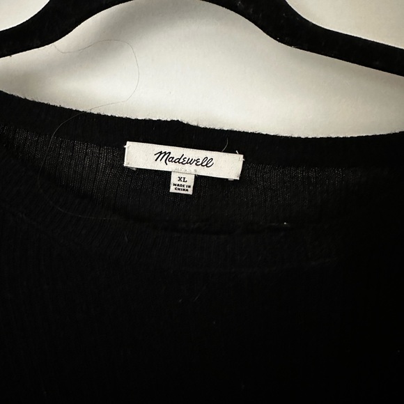 MADEWELL basic black tee - Picture 3 of 4